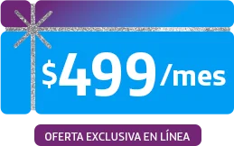 Oferta exclusiva: 499 pesos al mes