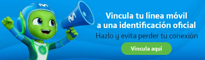 Aviso de Movistar para vincular tu línea móvil a una identificación oficial. Evita perder la conexión en tus smartphones y planes