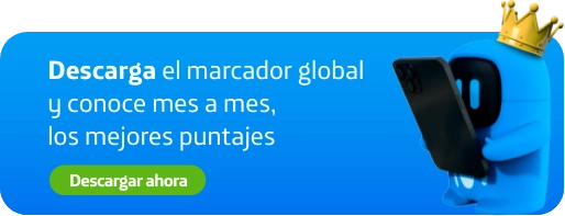Descarga el marcador global y conoce mes a mes, los mejores puntajes. Descargar ahora