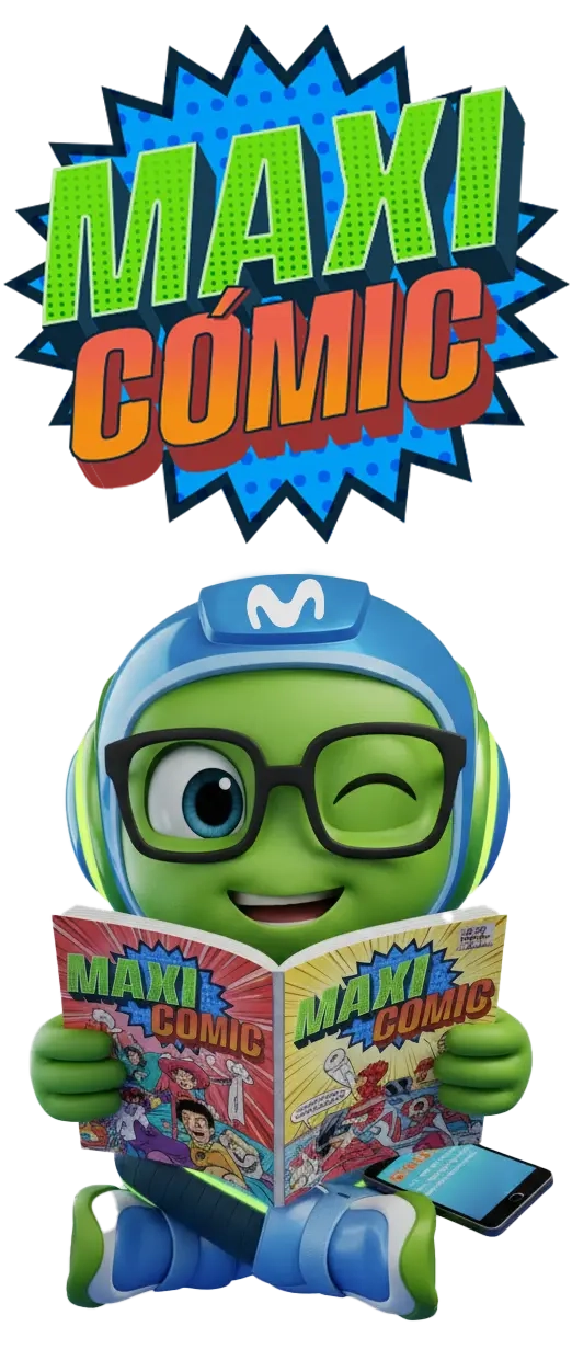 Maxi te invita a su universo de aventuras mensuales Maxi Comic, una aventura épica cada mes