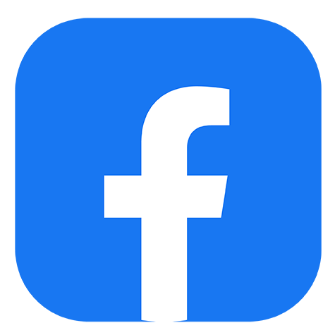 Ícono red social Facebook incluido en el precio línea adicional
