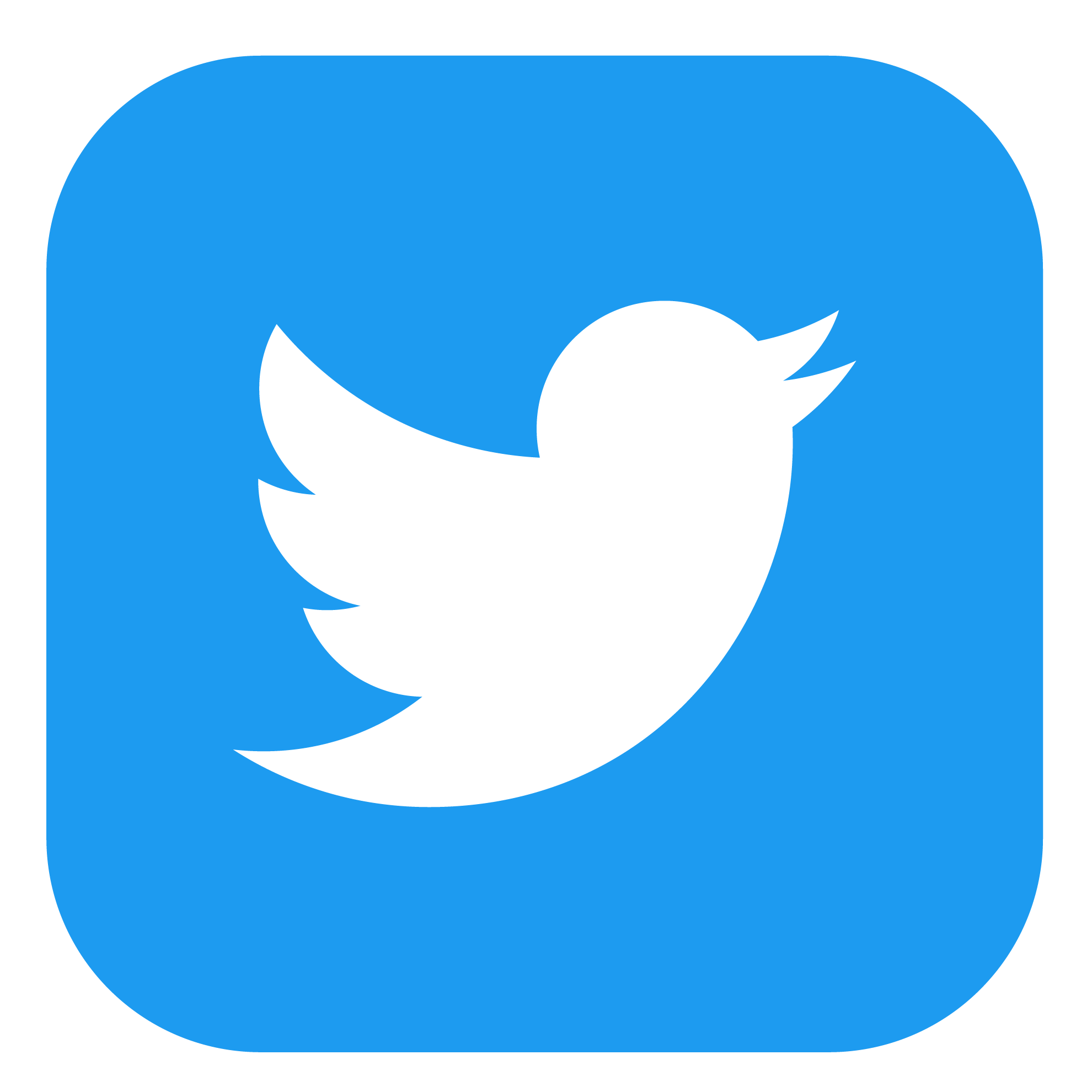 Logotipo de Twitter México en color azul