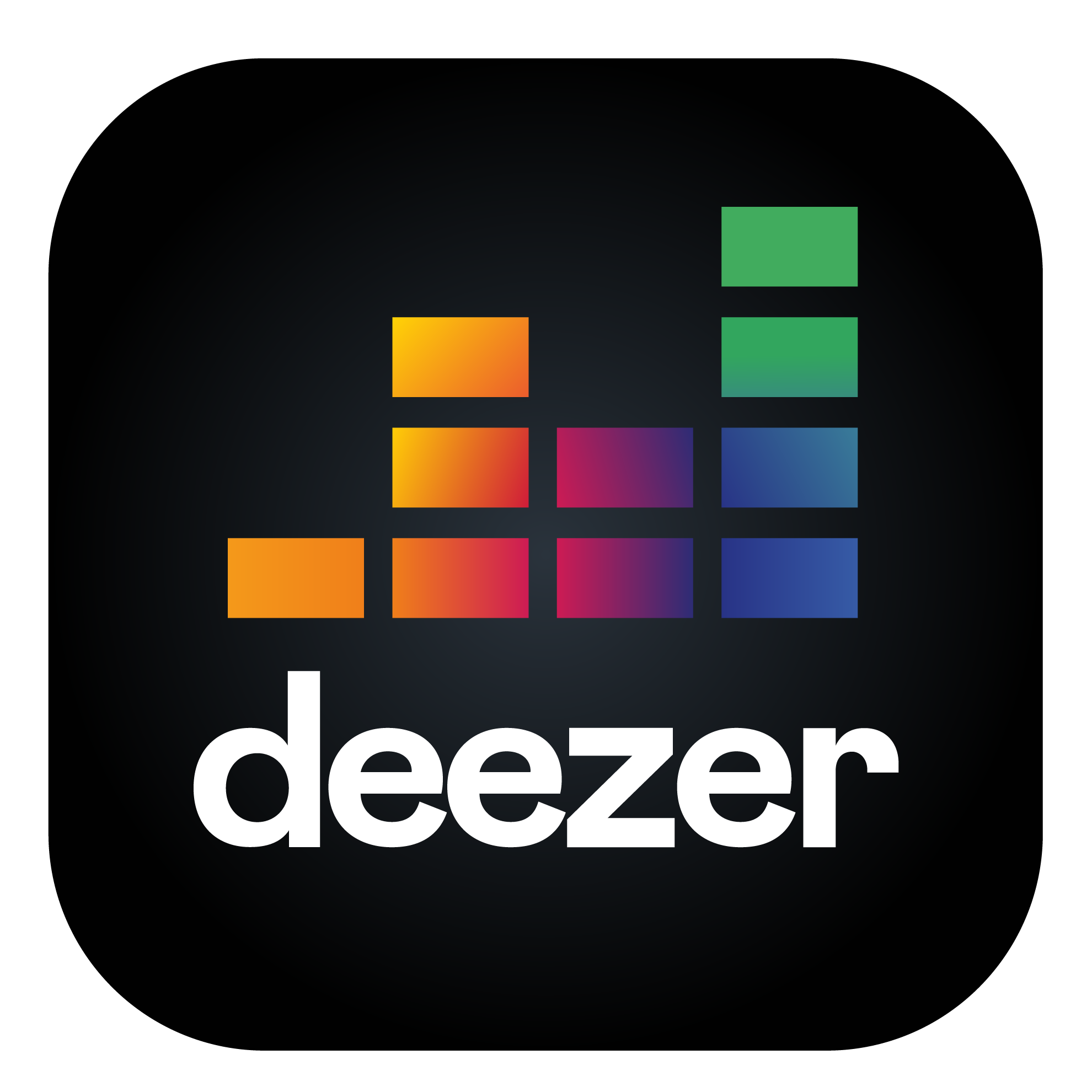 Logotipo Deezer con tu recarga celular prepago ilimitado Movistar
