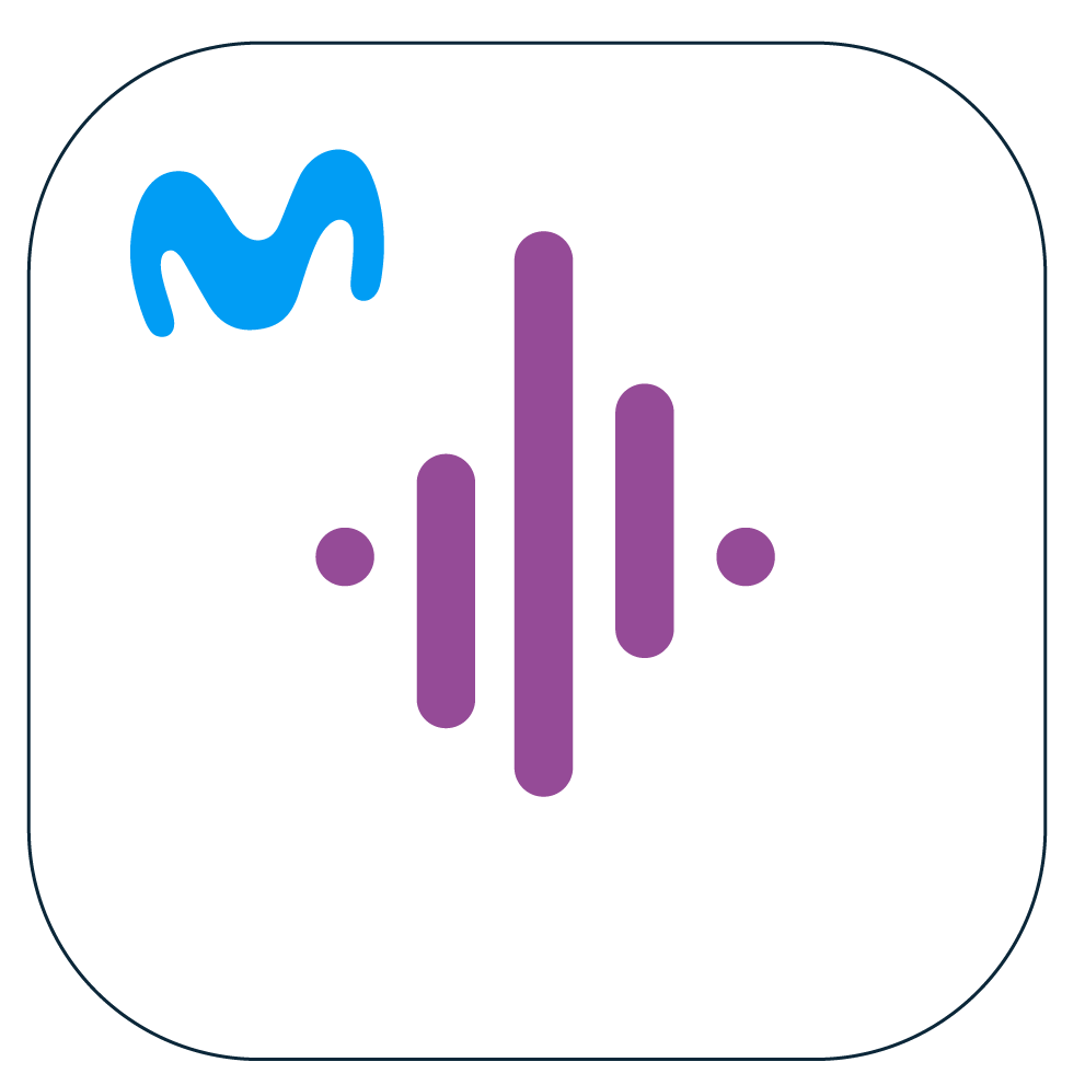 Logotipo Movi con tu recarga telefónica Movistar prepago ilimitado