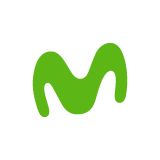 Logo Movistar en color verde en México